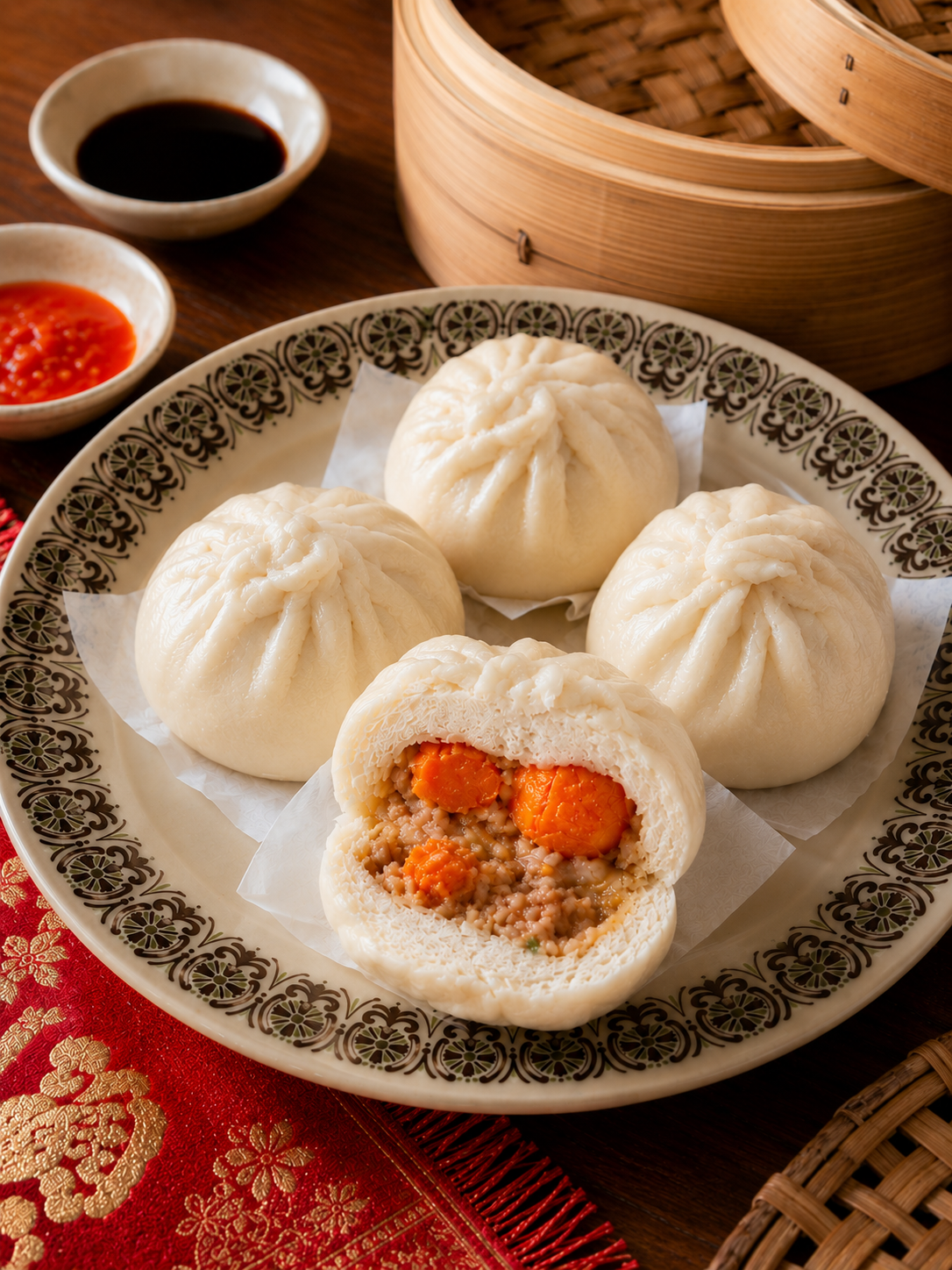 ซาลาเปาหมูสับไข่เค็ม